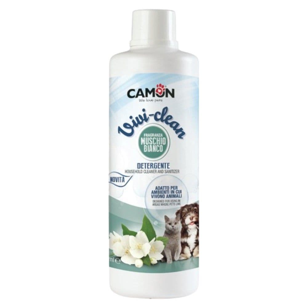Solucion pastrues për hapësirën e kafshës, Camon, 1000 ml, aromë white musk