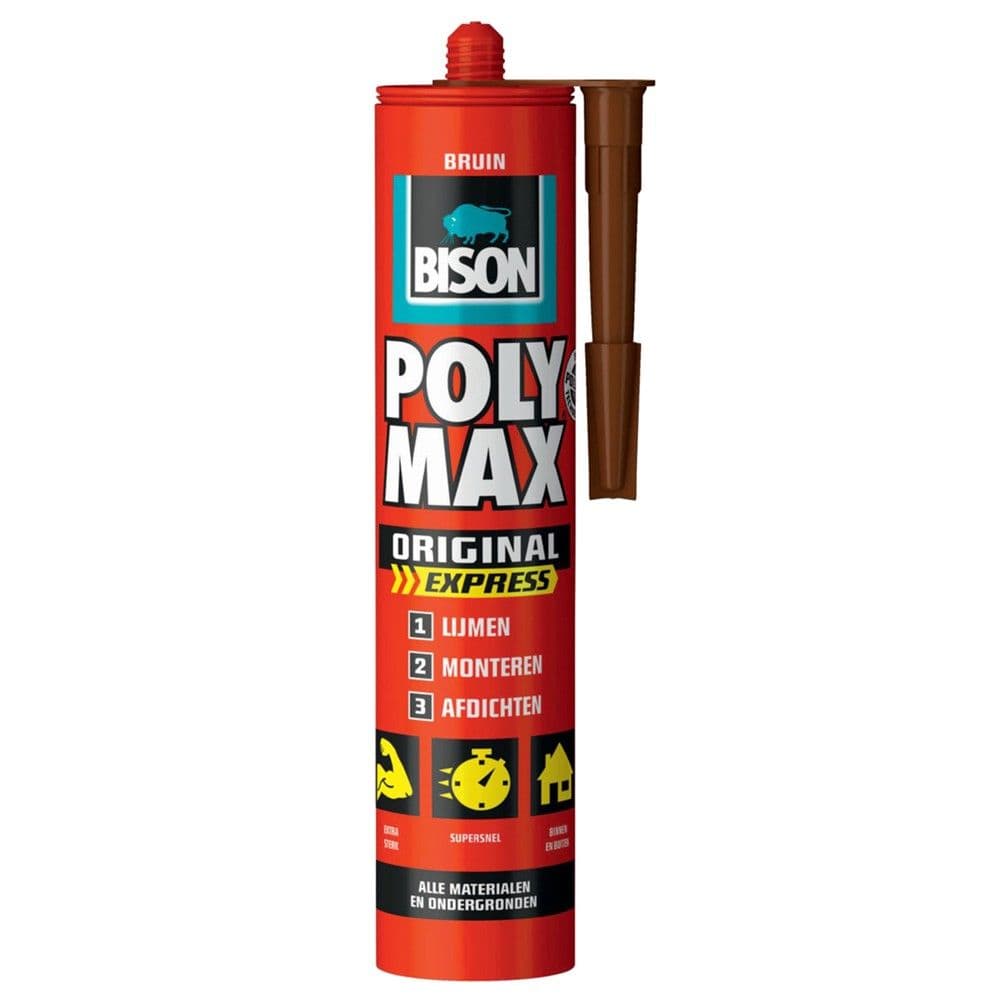 Silikon Polymax, 425gr, High Expres, ngjyra kafe