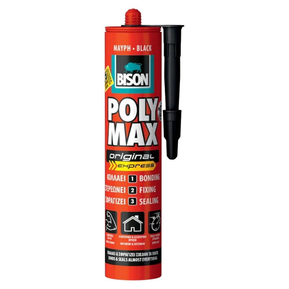 Silikon Polymax, 425gr, High Expres, ngjyra e zezë