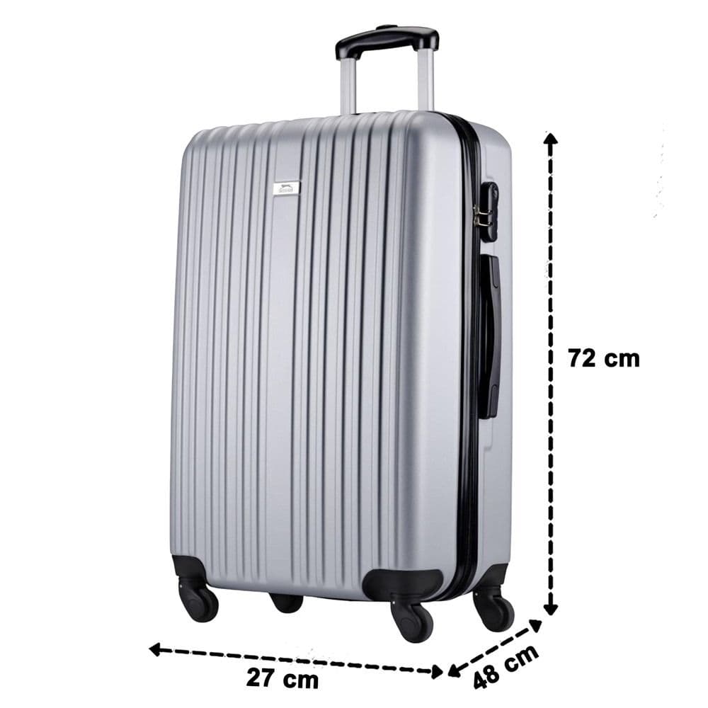 Valixhe udhëtimi, Slazenger, ABS, 26", W27 x D48 x H72 cm, ngjyra gri