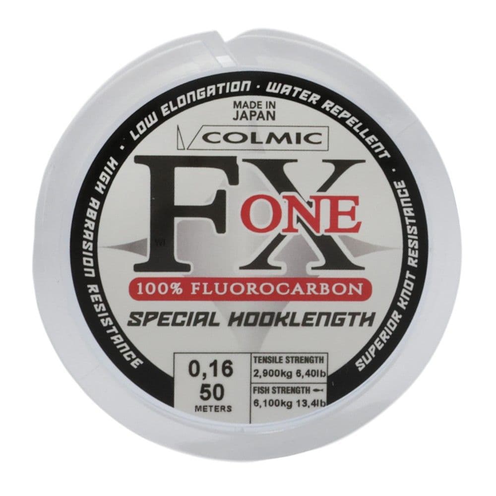 Filispanjë, Colmic, FX One, 100% Fluorocarbon, Water repellent, 50 m x 0.16 mm