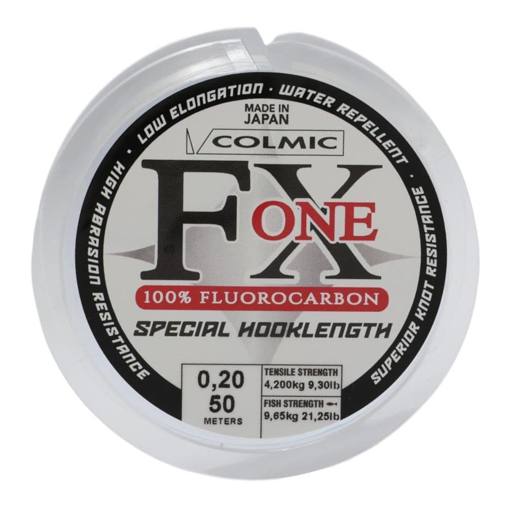 Filispanjë, Colmic, FX One, 100% Fluorocarbon, Water repellent, 50 m x 0.20 mm