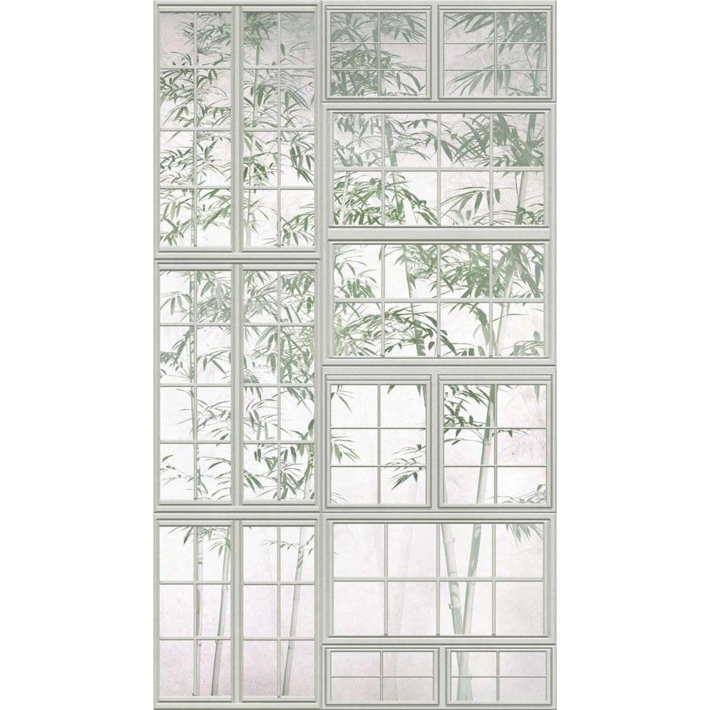 Leter muri, AS-Creation, The Wall 3, 1.59x2.8 m , Deco Floreal, Modern, Krem, Jeshile, Gri