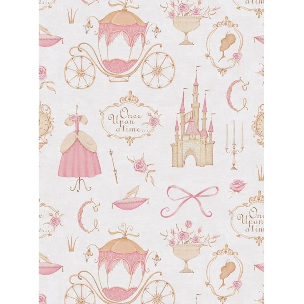 Leter muri, AS-Creation, LillyLuis, 10.05x0.53 m, Motive Dekoruese, Bezhe, Krem, Roze