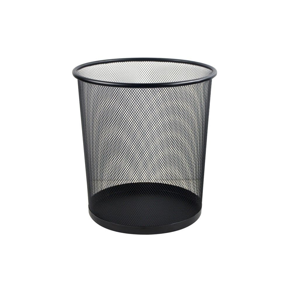 Kosh metalik rrethor rrjete I zi, 22x26.5x28cm