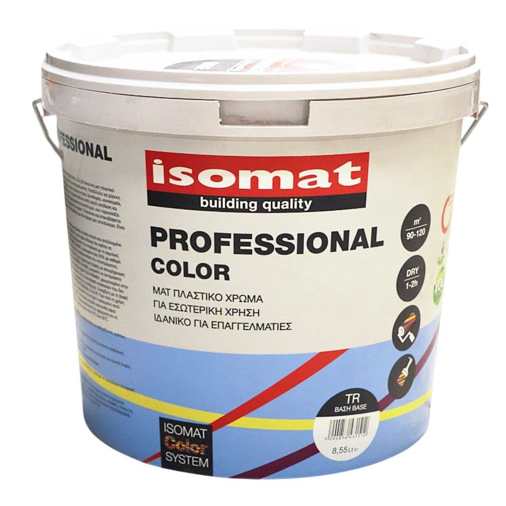 Bojë plastike, Professional Color, 8.55 L, bazë TR