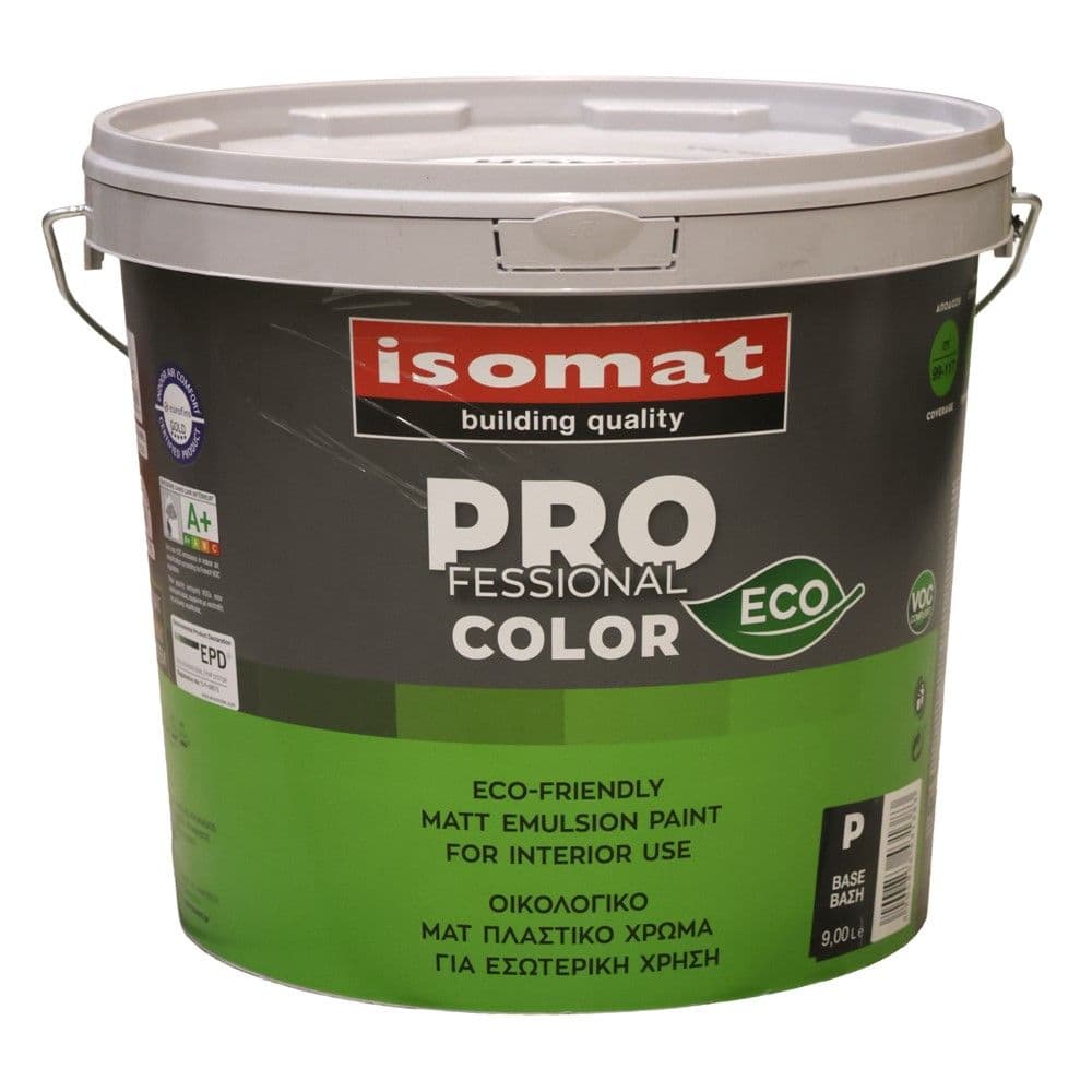 Bojë plastike, Professional Color Eco, 9 L, bazë P