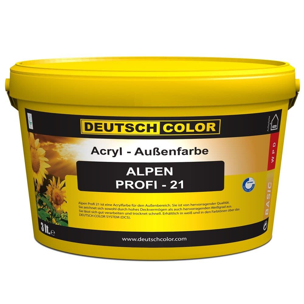 Boje akrilike, Alpen Profi 21, 10L, e bardhe