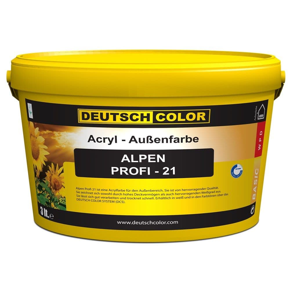 Boje akrilike, Alpen Profi 21, 10L, baze P