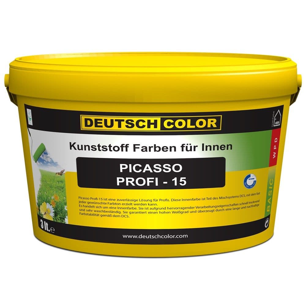 Boje plastike, Picasso Profi 15, 10L, e bardhe