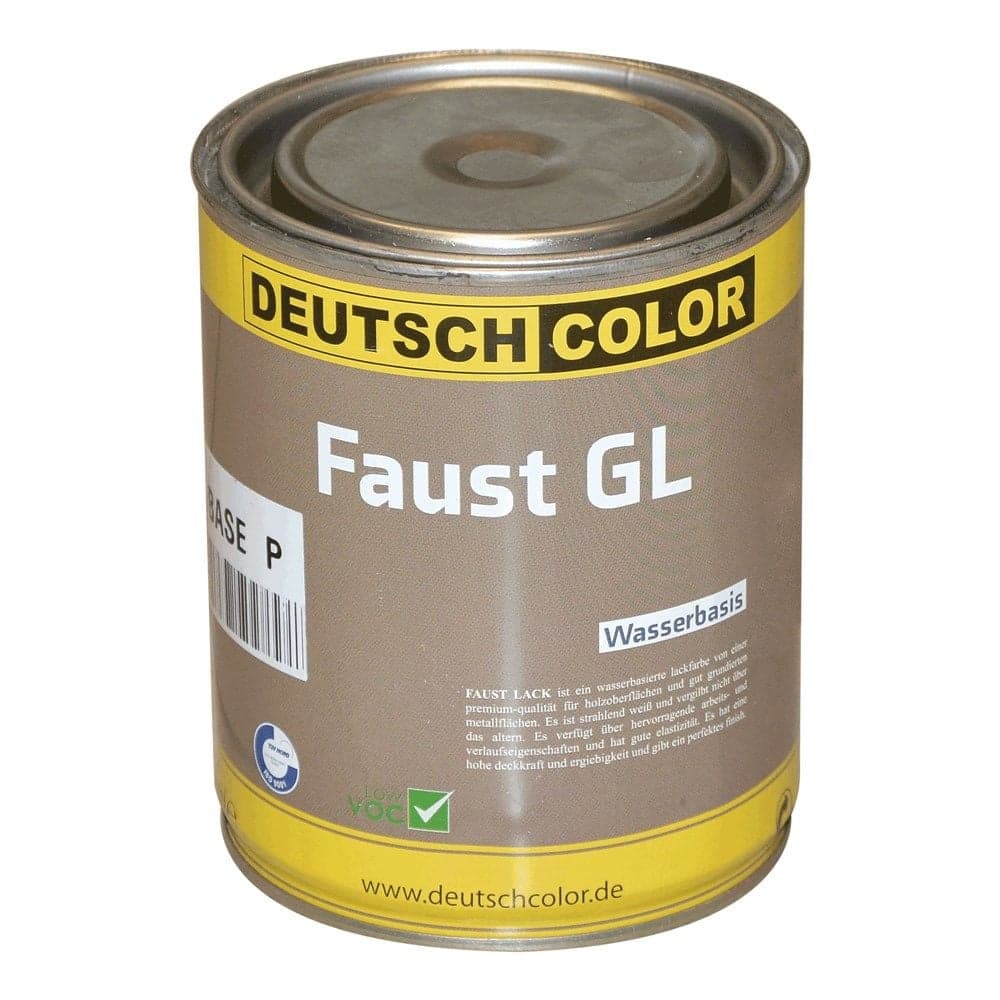 Bojë për metal dhe dru, Faust GL, me bazë uji, kundra ndryshkjes, 0.75 L, bazë P