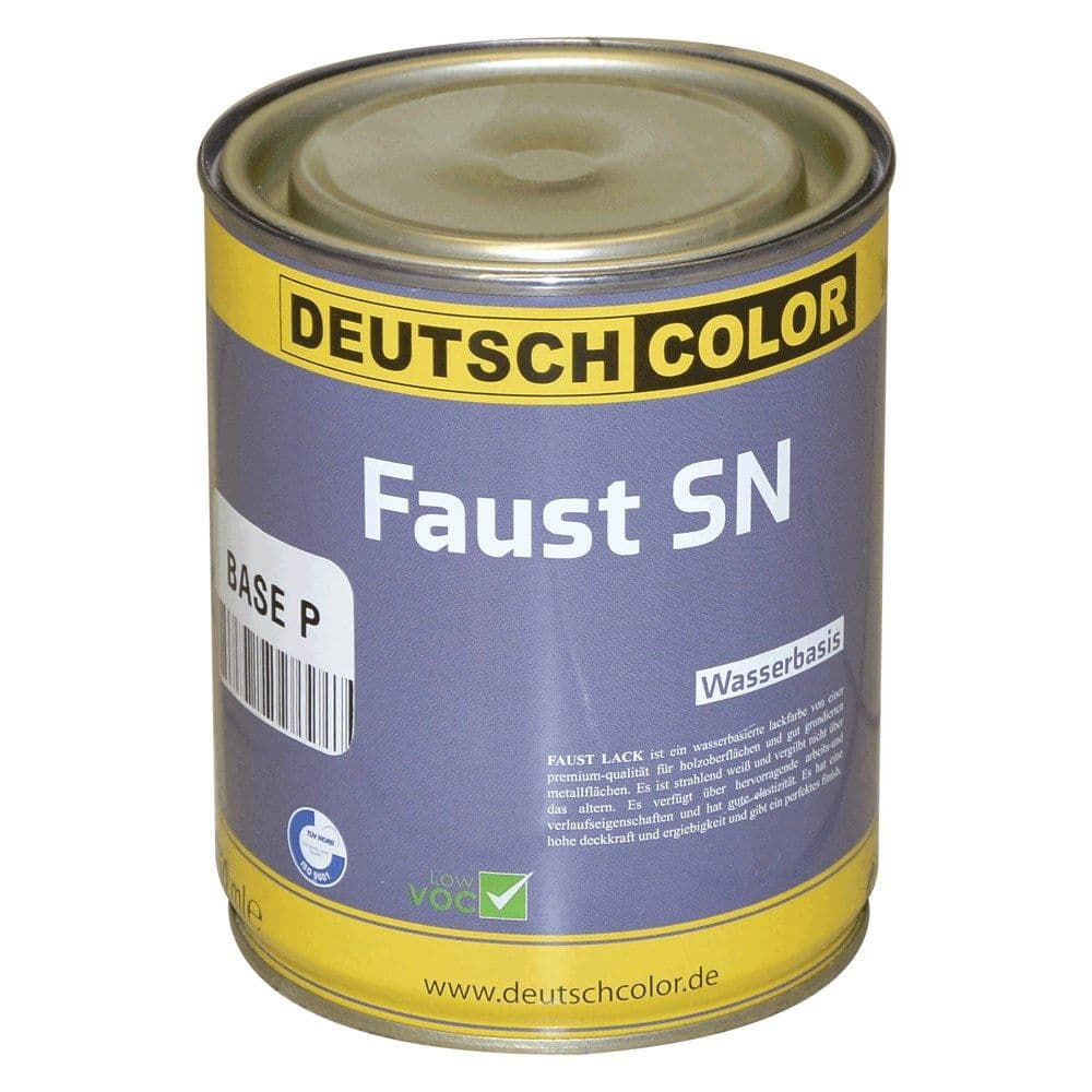 Bojë për metal dhe dru, Faust SN, me bazë uji, kundra ndryshkjes, 0.75 L, bazë P