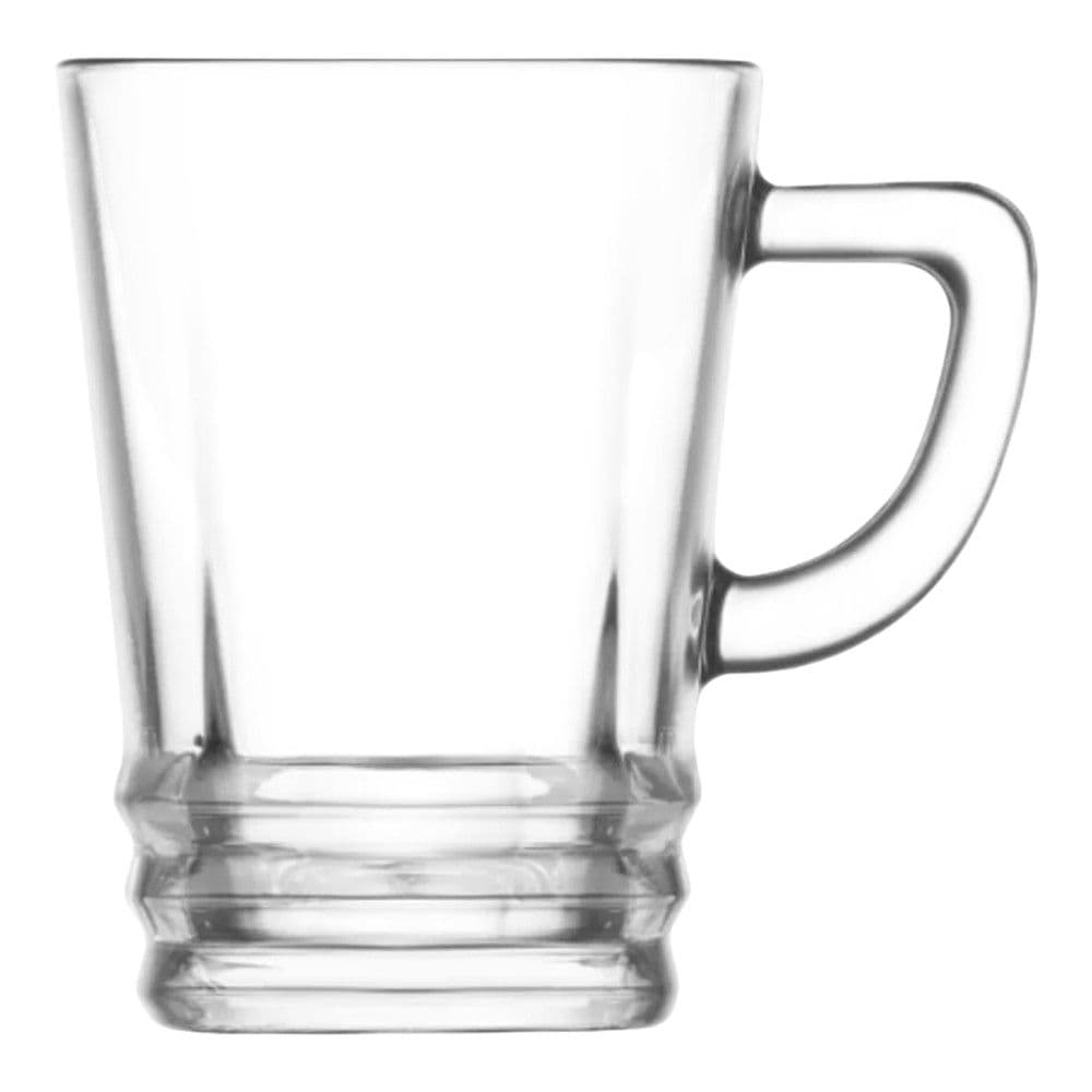 Filxhan kafeje Elegan (PK6), qelq, transparente, 270 cc, Dia. 7.3 x H 10.1 cm