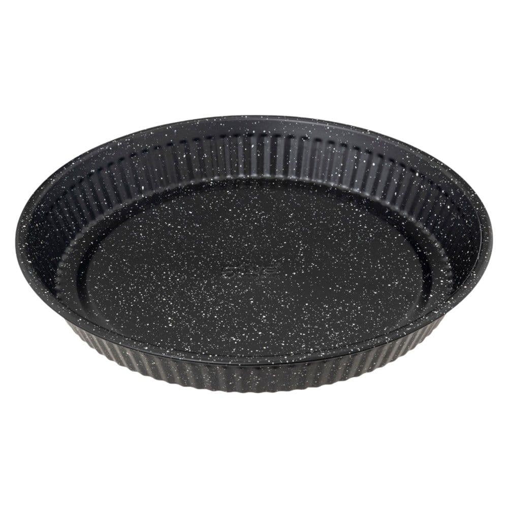 Stendë keku/torte, çelik/plastike, e zezë, Dia. 29.3 x H. 3.8 cm