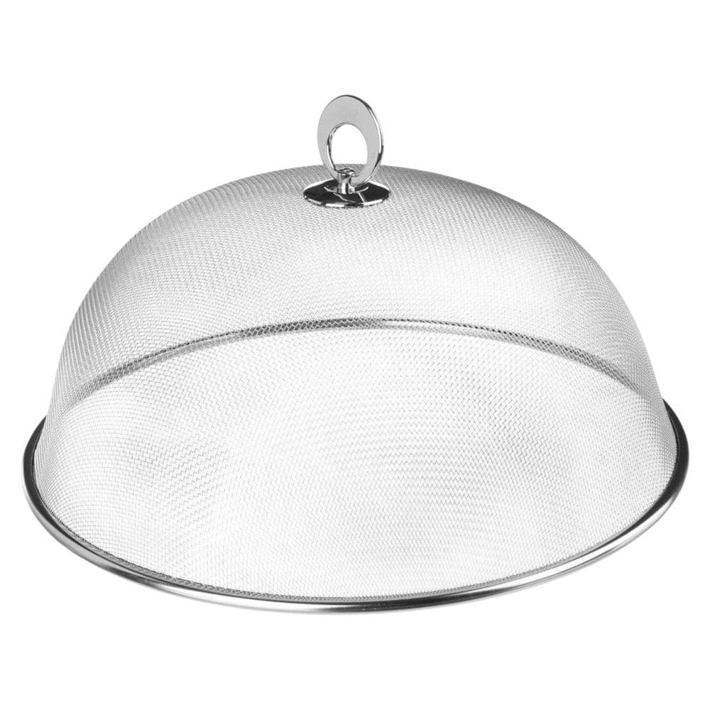 Kapak per ruajtjen e djathit, inoks/plastike, argjend, Dia. 30 x H. 13 cm