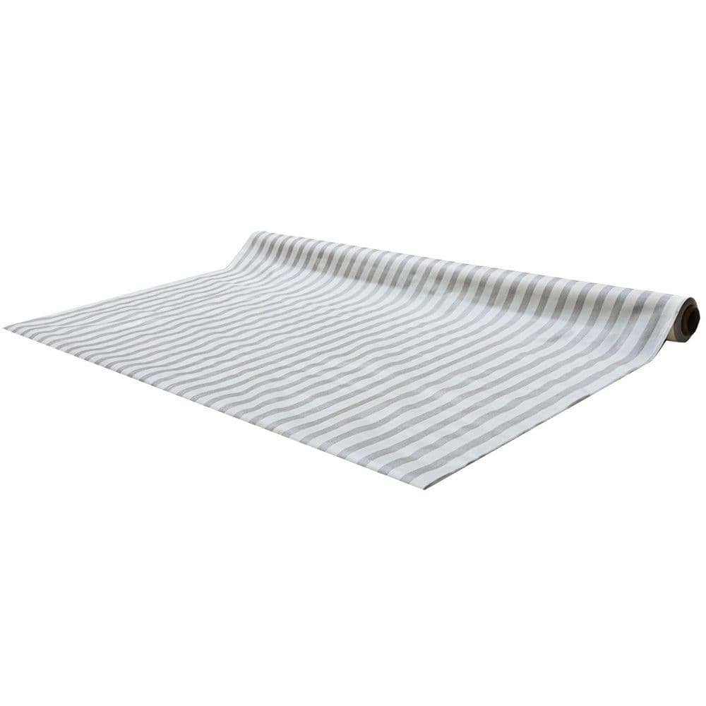 Mbulesë tavoline, PVC, gri/e bardhë, 140 cm