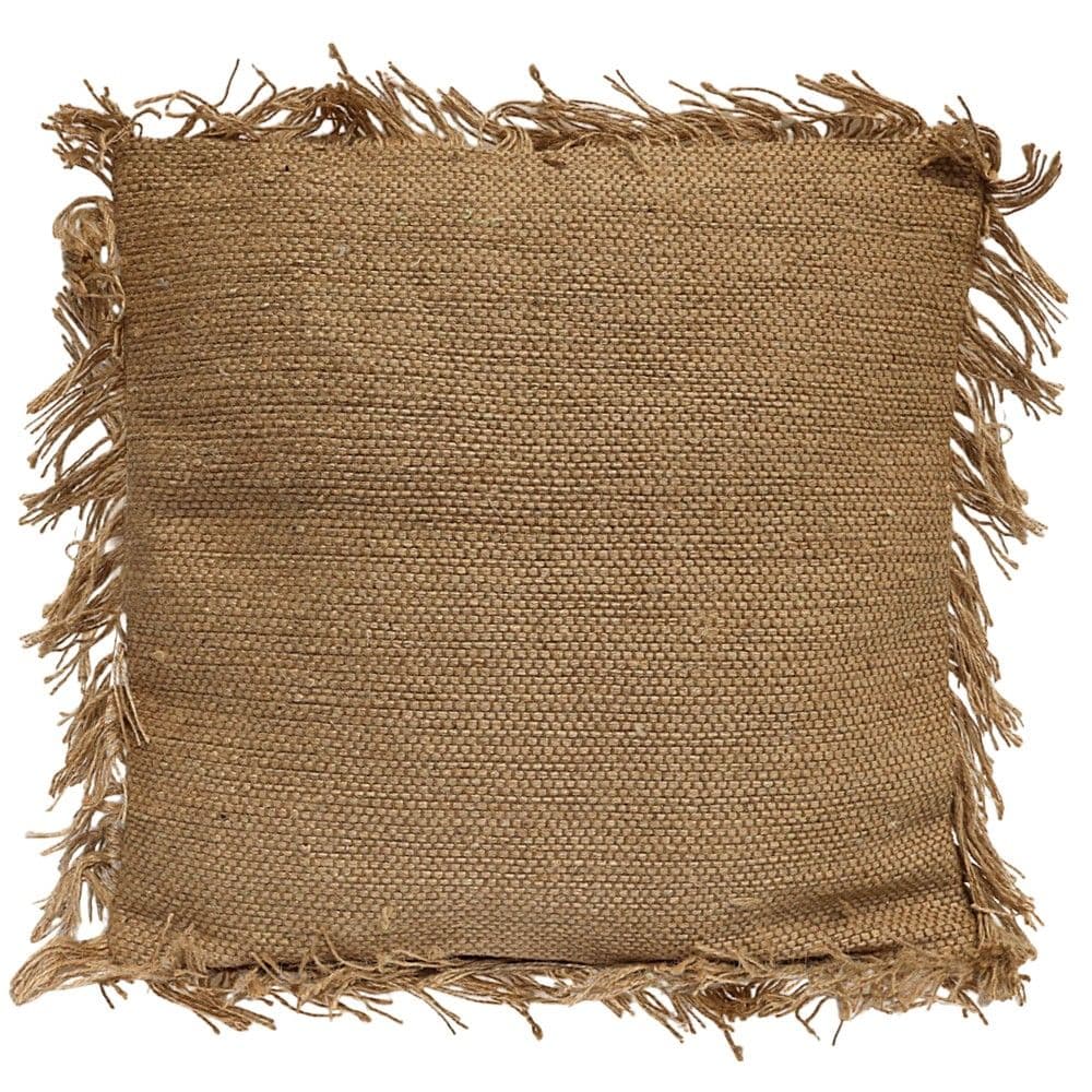 Jastëk dekorativ, 100% jute , bezhë, 50x50 cm