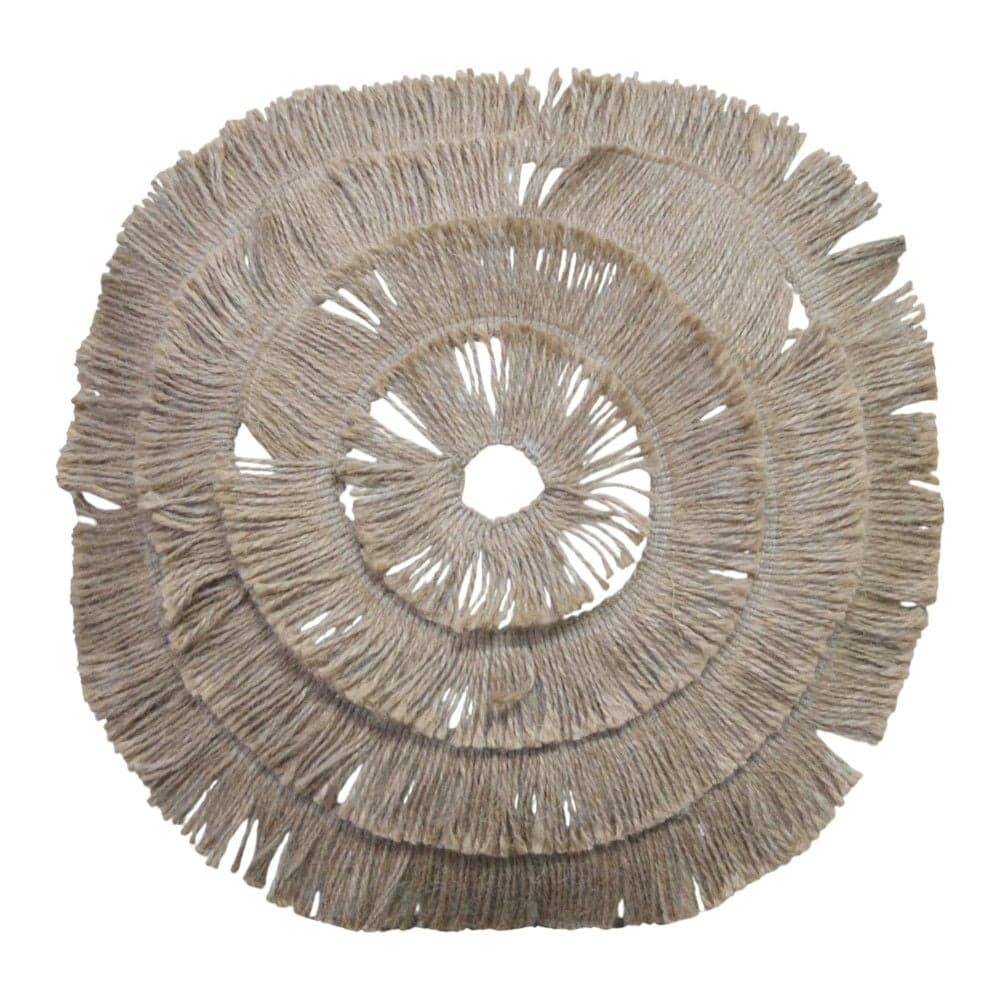 Jastëk dekorativ, pambuk/jute, bezhë, 50x50 cm