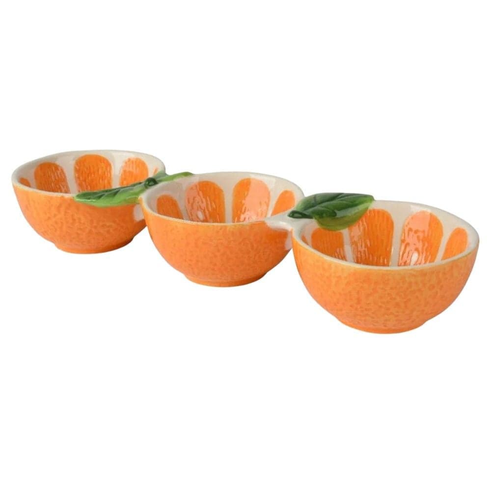 Tas antipasta me dizenjo portokall, qeramike, portokalli, 8 x 28 x H 4 cm