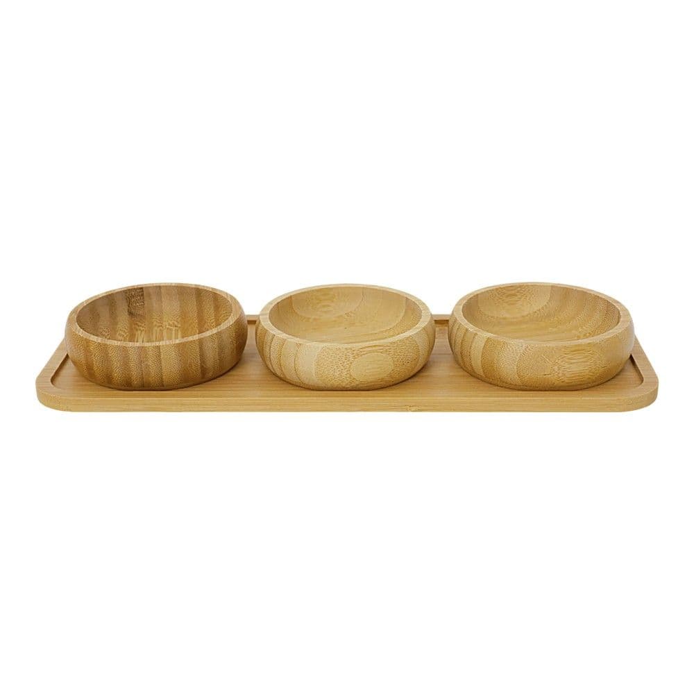 Set tasa kokteil (PK 3), bambu, natyrale, Dia. 9.5 cm / 21x7 cm