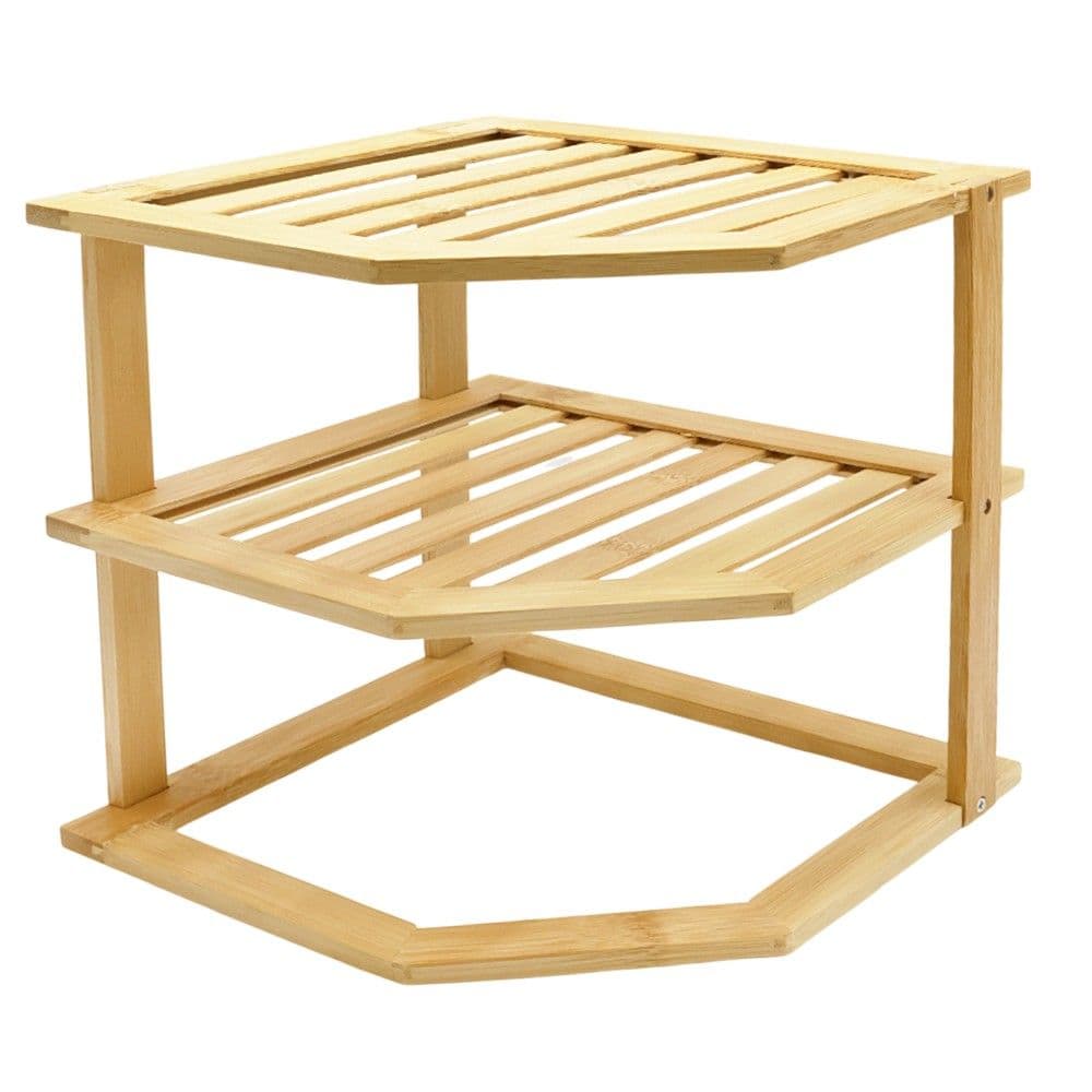Organizues kuzhine, bambu, natyrale, 25.4x25.4xH23 cm