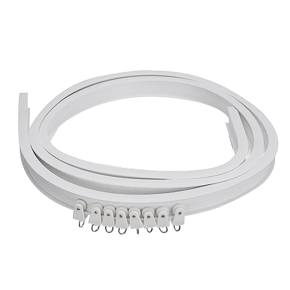 Set shinë e përthyeshme dhe aksesorë, PVC, e bardhë, 3m