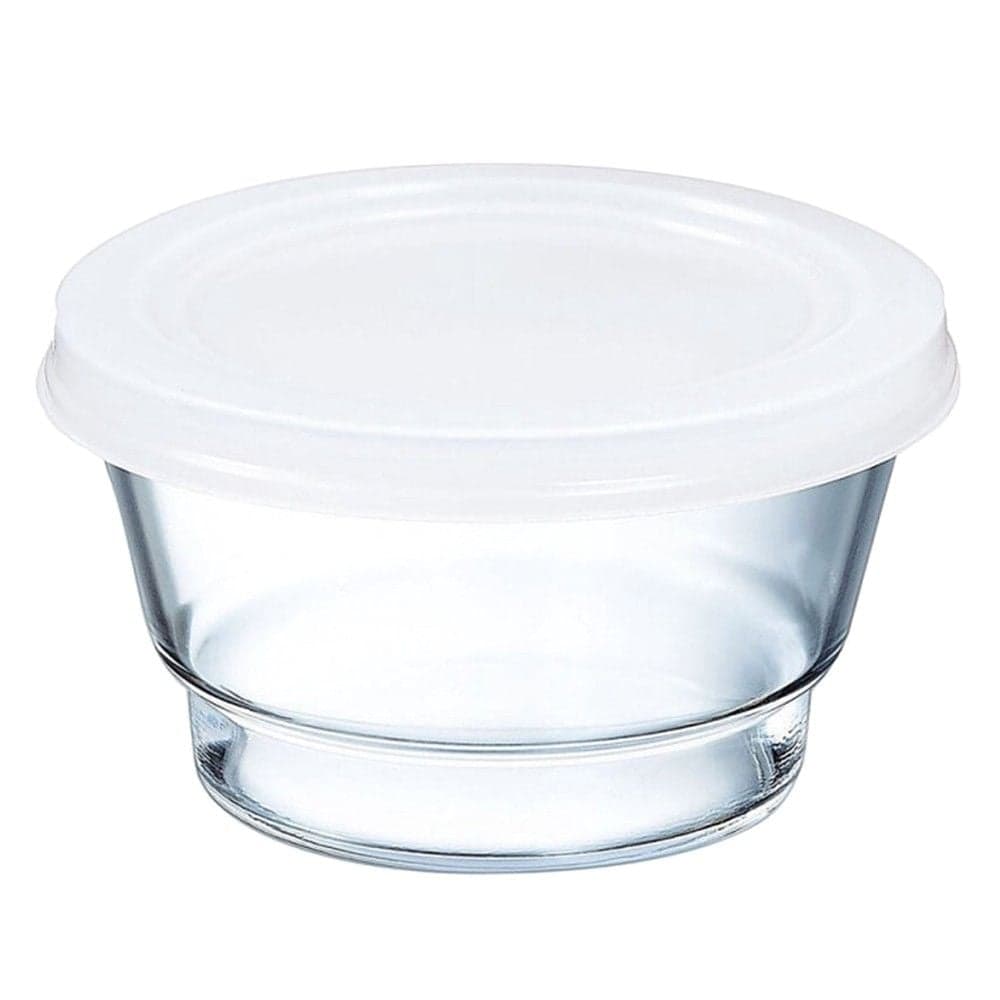 Tas me kapak So Urban, qelq/plastike, transparente/e bardhë, 800 ml / Dia. 15 x H 9 cm