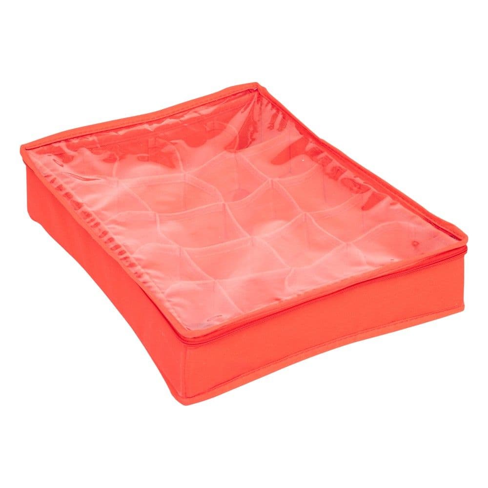 Kuti magazinimi per sfera qelqi, 20 vende, ngjyre e kuqe, L. 40 x P. 40 x H. 10 cm ( per sfera 8 cm )