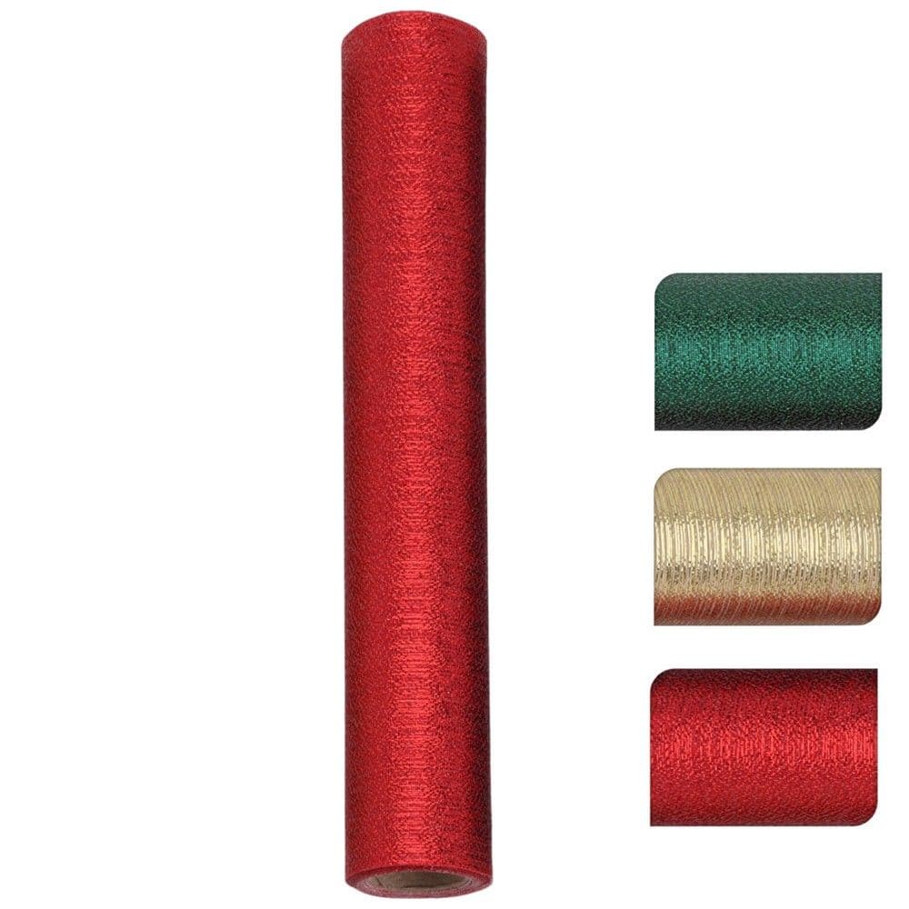 Leter paketimi me motive Christmas, ngjyre e kuqe/gold/jeshile, L20 cm