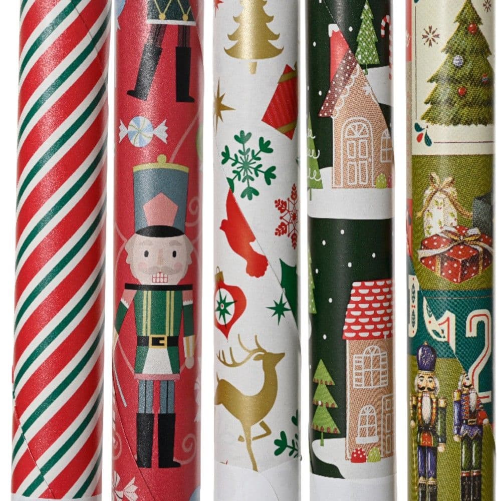 Leter paketimi Christmas, ngjyra te ndryshme, L.200cm x W.70cm x H.0.01cm