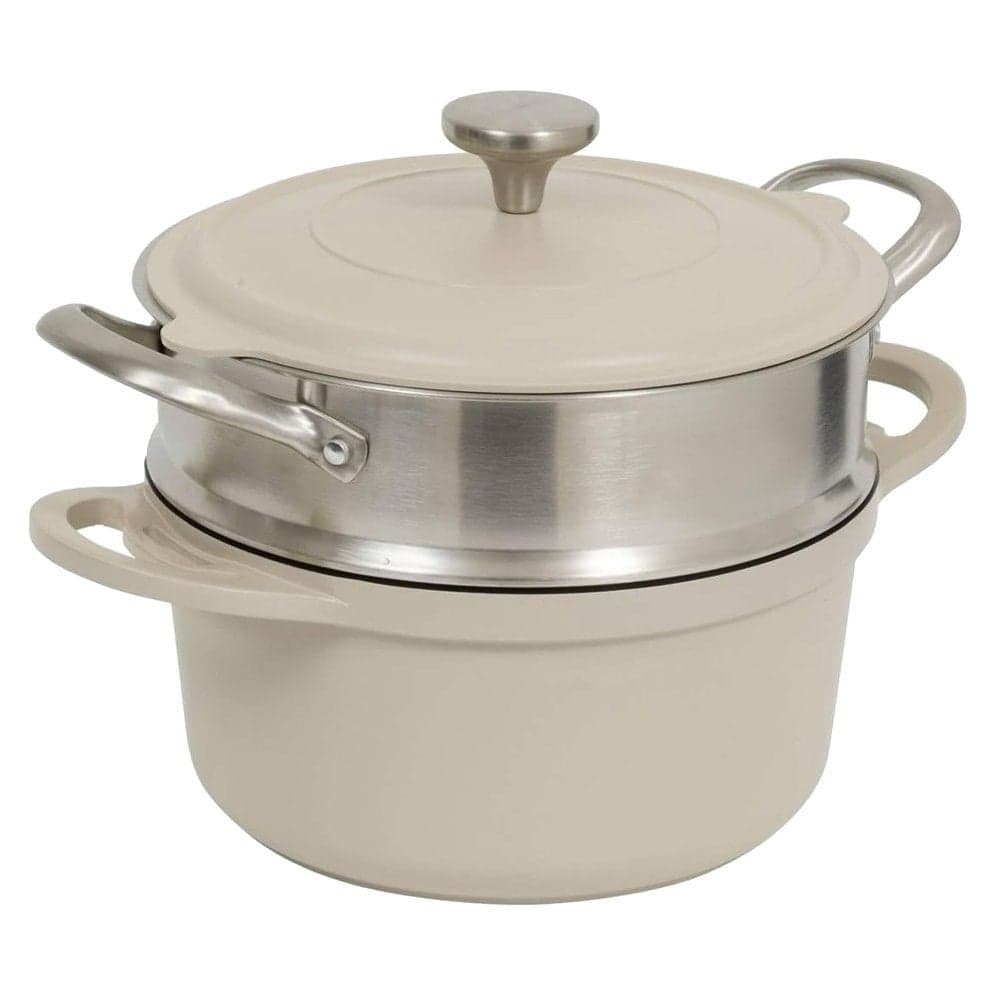Tenxhere gatimi me avull Cocotte, alumin, bezhë, Dia. 24 cm
