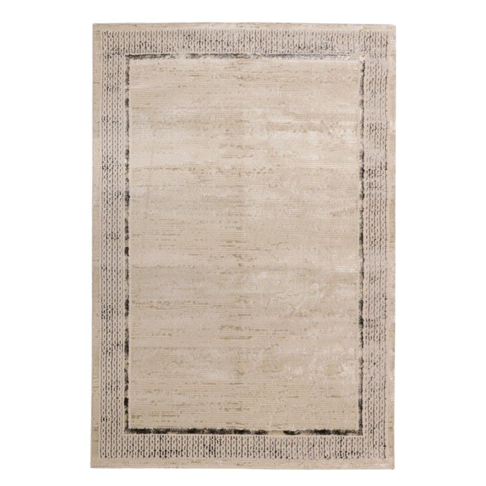 Tapet Lowa, poliestër, krem/antrazit, 160x230 cm
