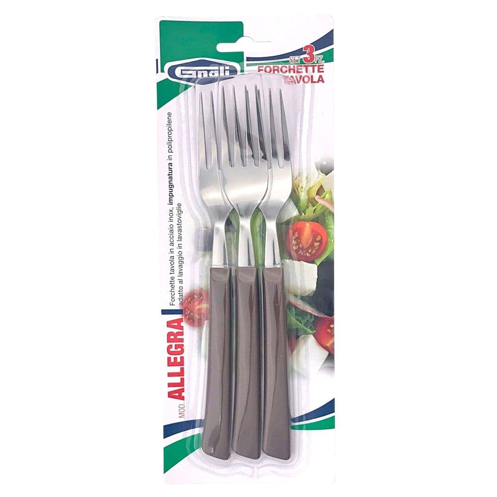 Pirun tavoline Allegra (PK3), inoks/plastike, ngjyrë argjendi/bezhë-gri, 20.5 cm