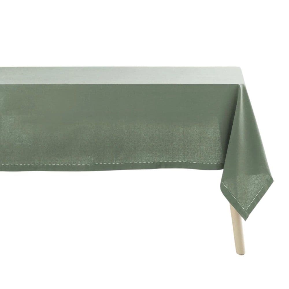 Mbulesë tavoline Charline, pambuku, jeshile, 140x240 cm
