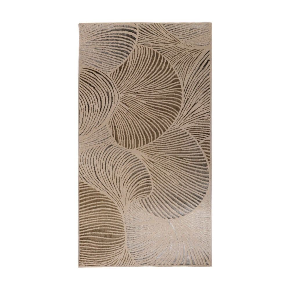 Rrugicë Creation, poliestër, gri/bezhë, 80x150 cm