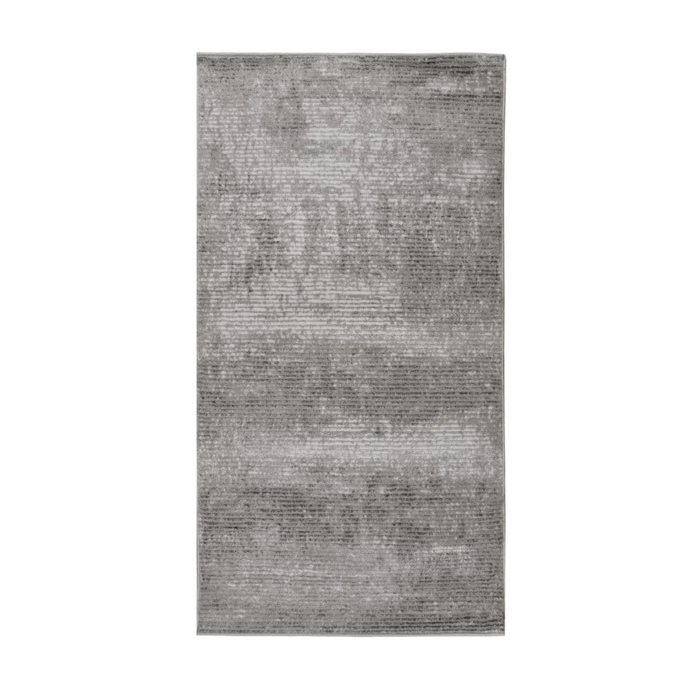 Rrugicë Alloy, poliestër, gri, 80x150 cm
