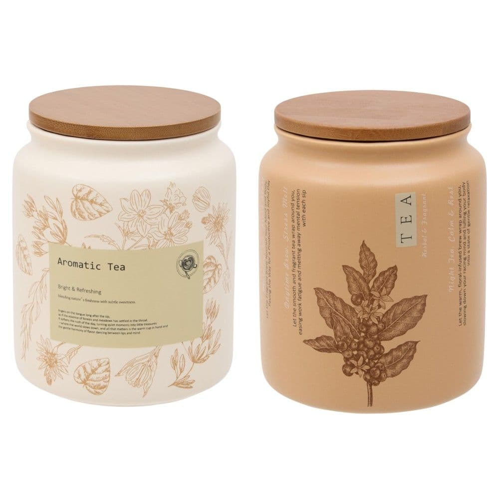 Kavanoz me kapak Wellness, qeramikë, bezhë, 100 cl / Dia. 12.5 x H 15 cm
