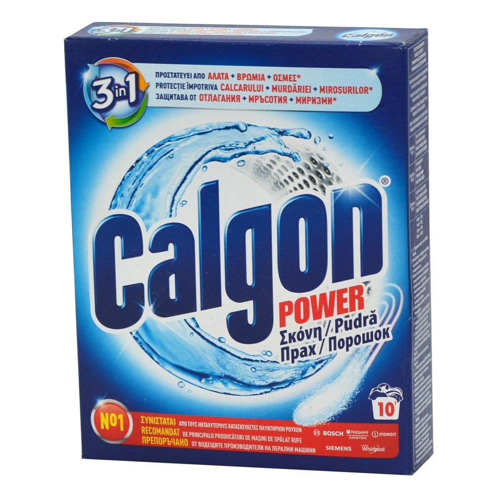 Detergjent pluhur,"Calgon", antikalkar për lavatricen, blu, 500 gr, 1 copë