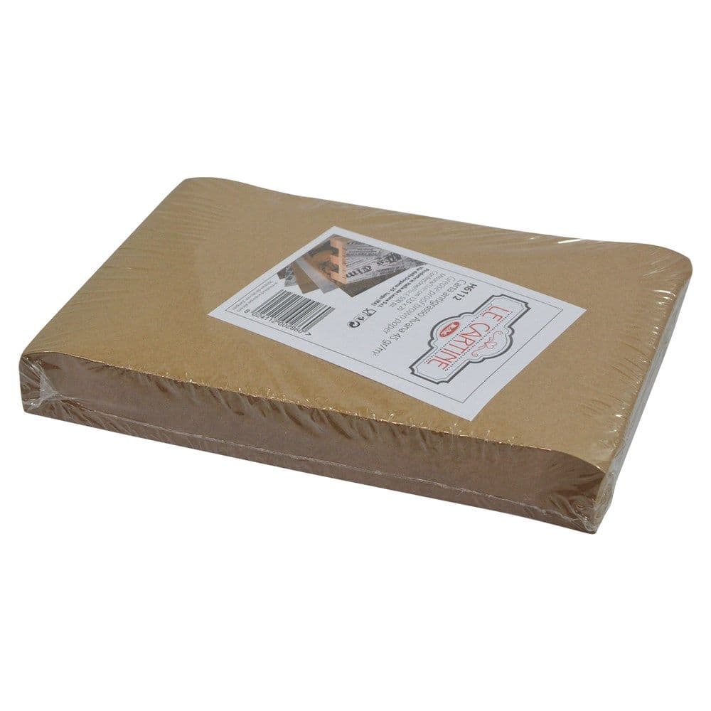 Leter kuzhine e sulfurizuar, Permasa: 12.5x20 cm, Ngjyra: Kafe, Materiali: Leter