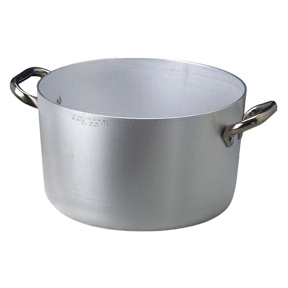 Tenxhere e mesme , Permasa: 24 x 13 cm, Ngjyra: Argjend, Materiali: Alumin, Marka: Agnelli