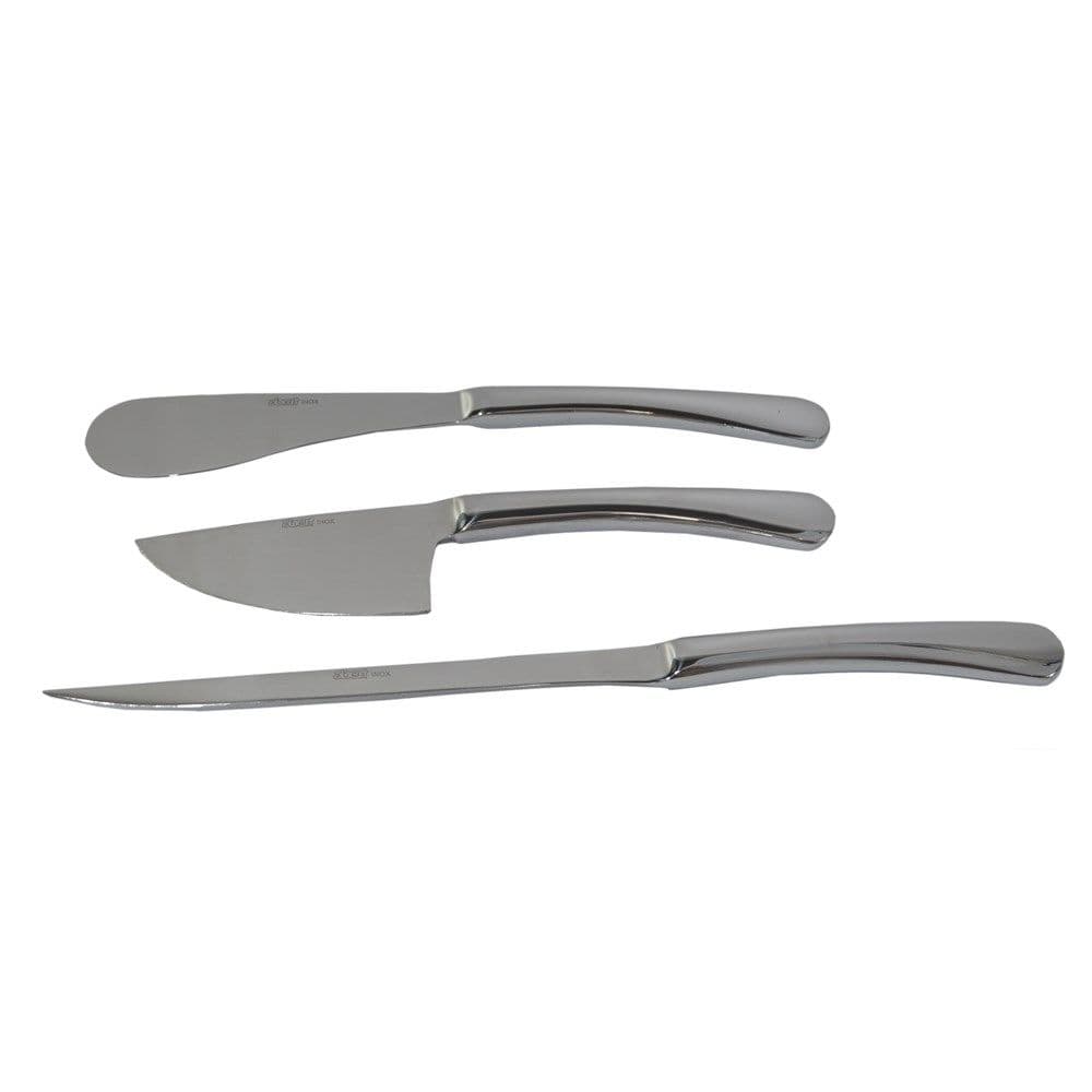 Set thikash djathi (3pc), Ngjyra: Argjend, Materiali : Inoks