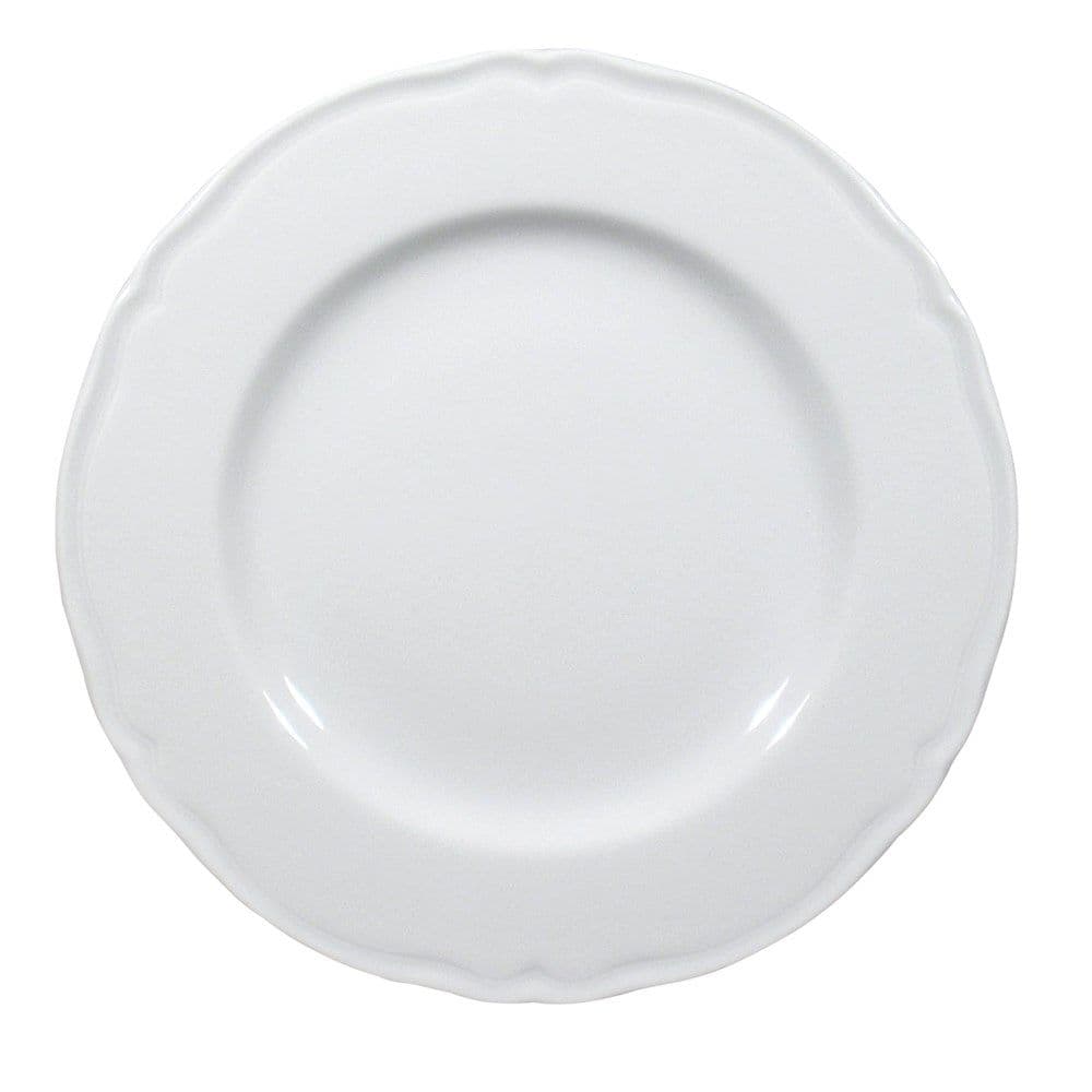 Pjate PRAGA, Dia 26cm, Bardhe, Porcelan