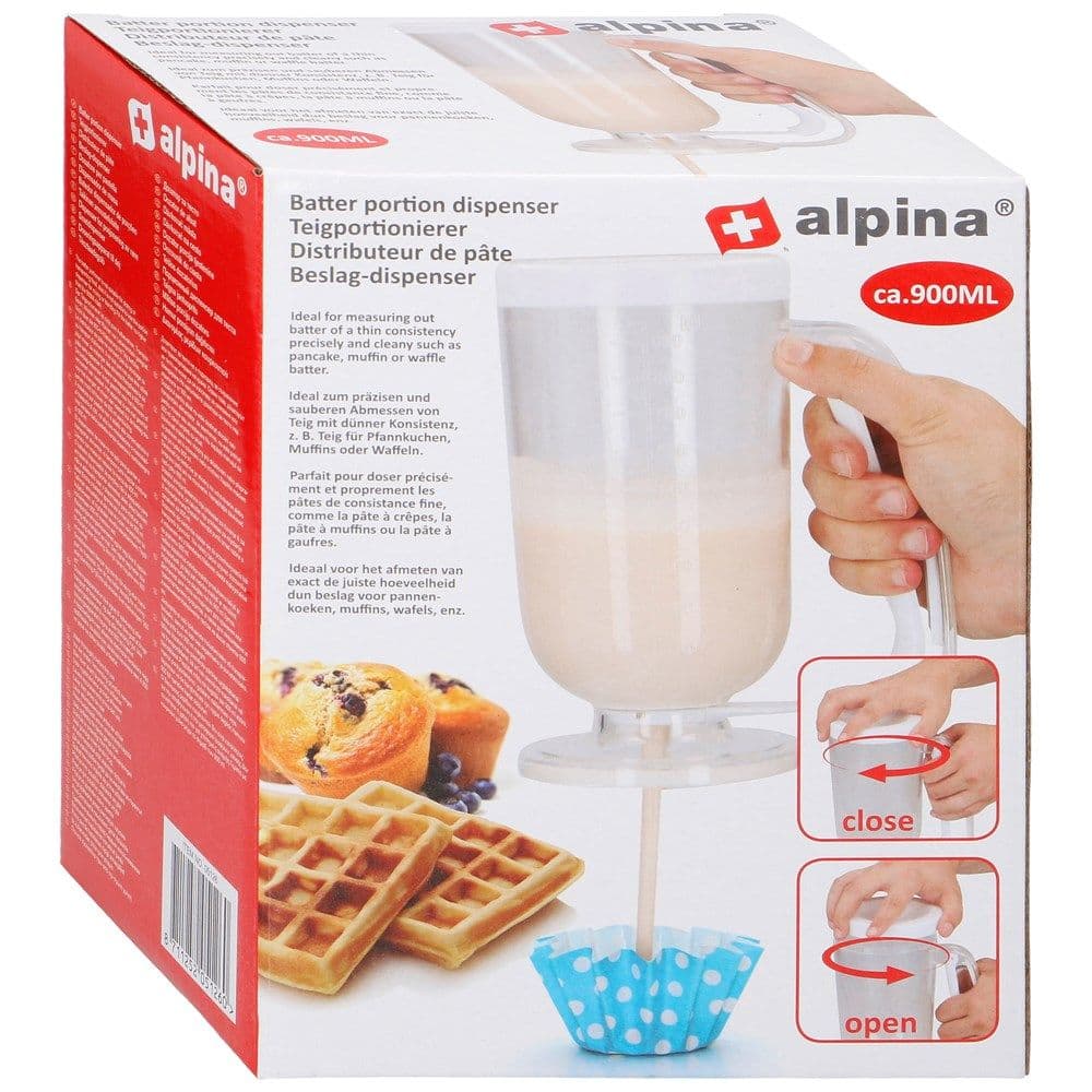Dispenser për ëmbëlsira ALPINA, 900 ml, 10x20 cm