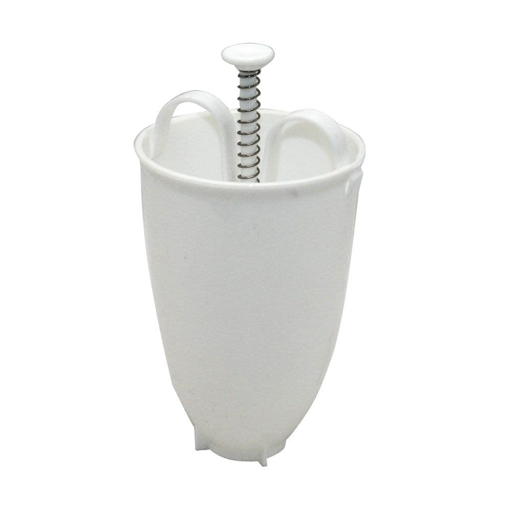 Përgatitës petullash, plastike, e bardhë, 10x10xH18 cm