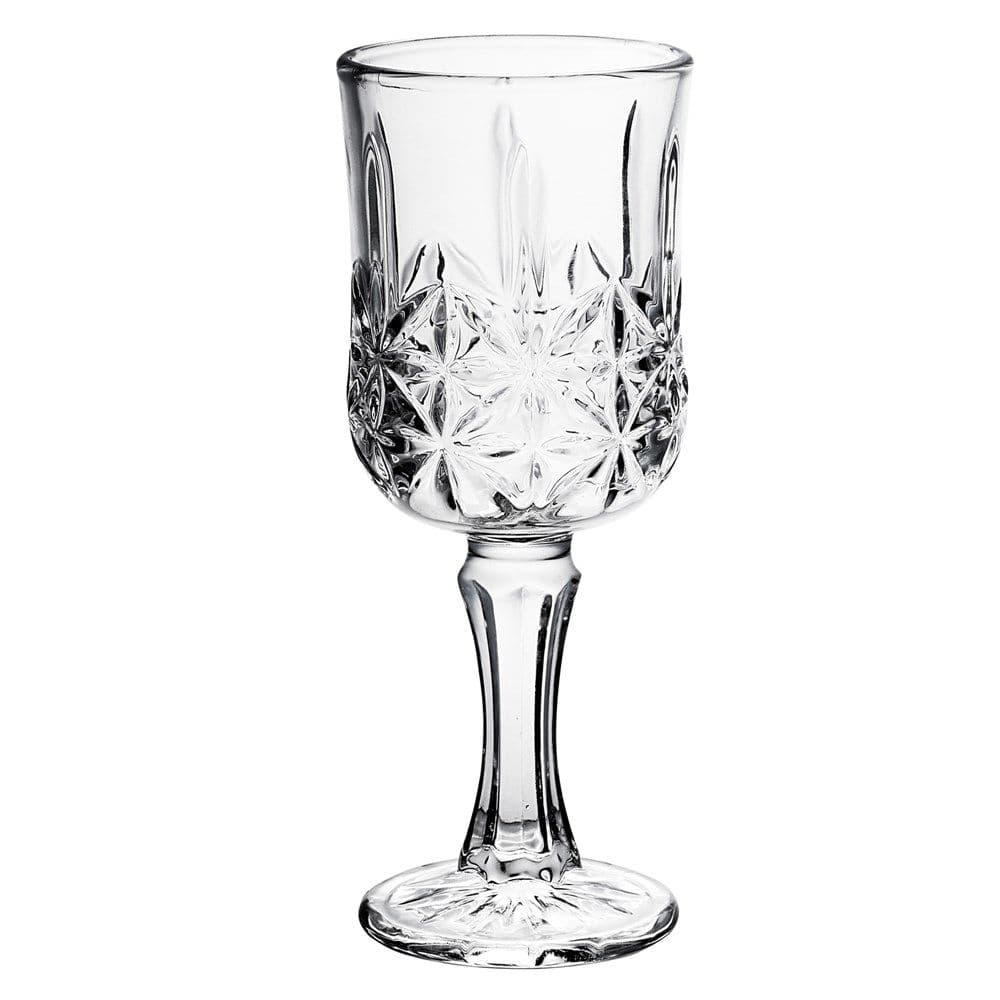 Gotë vere e bardhë, qelq, transparente, 6 cope