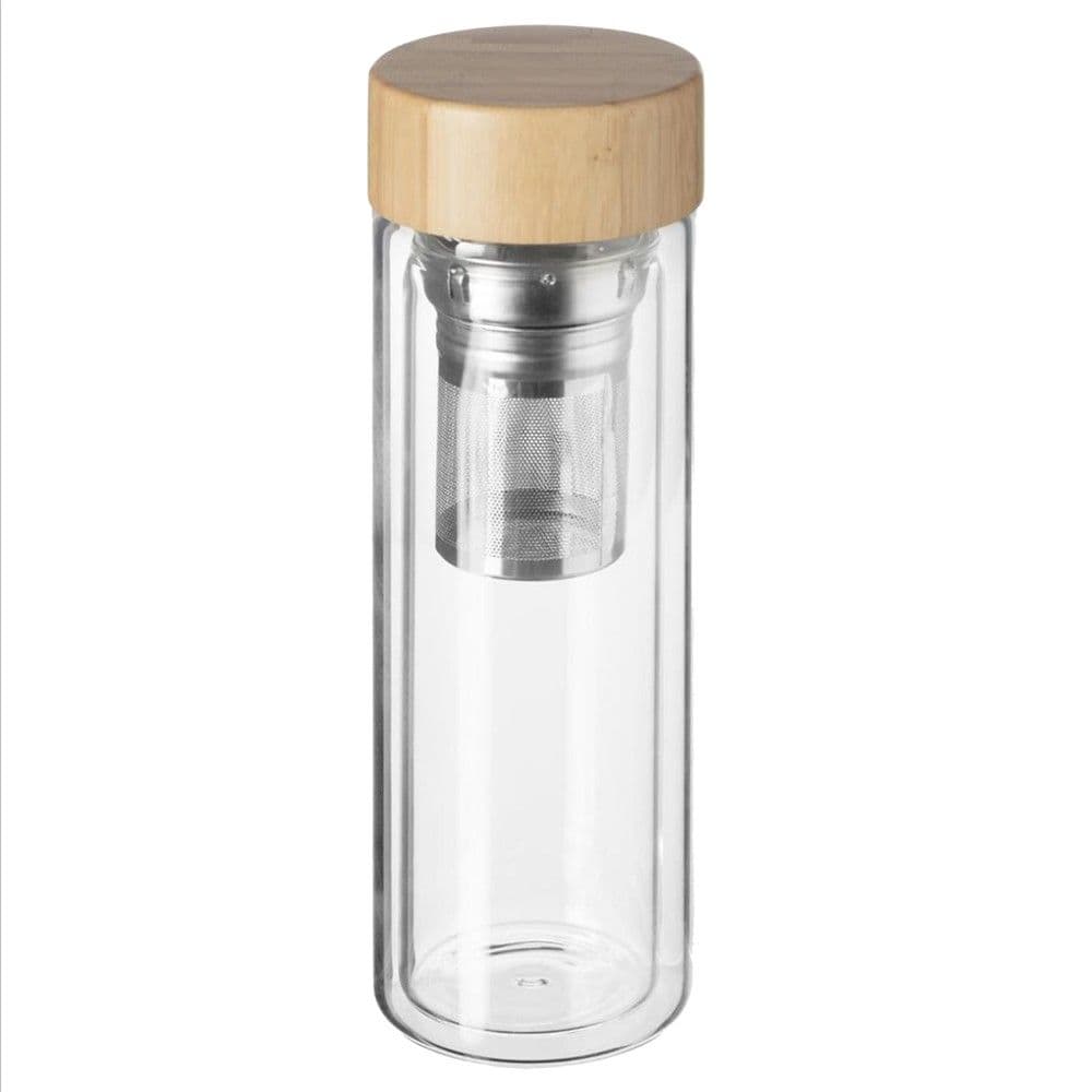Çajnik, bambu+qelq, transparente, ø7.3 xH23 cm, 40 cl