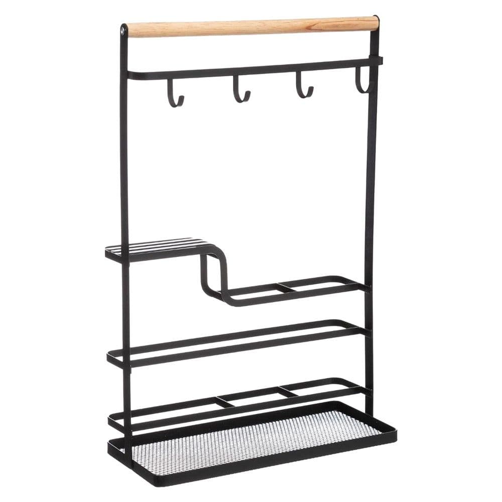 Organizues kuzhine, metalike, zezë, 28x12xH43.5 cm
