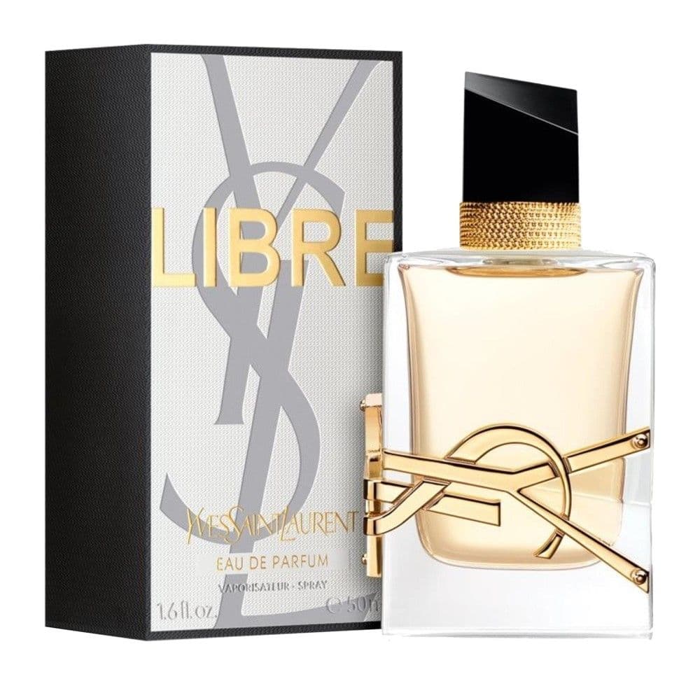 Eau de parfum (EDP) për femra, Libre, Yves Saint Laurent, qelq, 50 ml, gold dhe e zezë, 1 copë