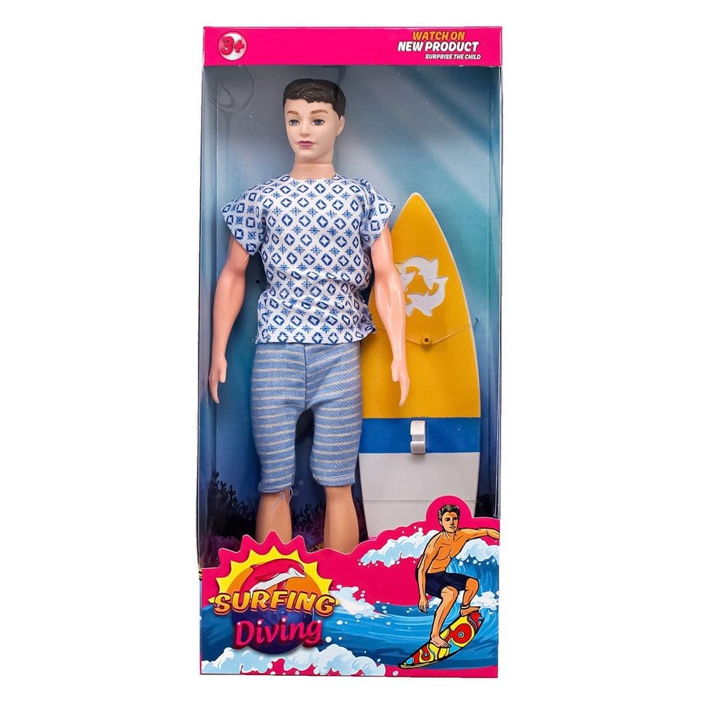 Lodër për fëmijë, kukull, Sergio, plastikë dhe poliestër sintetike, 29 cm, mikse, 1 copë