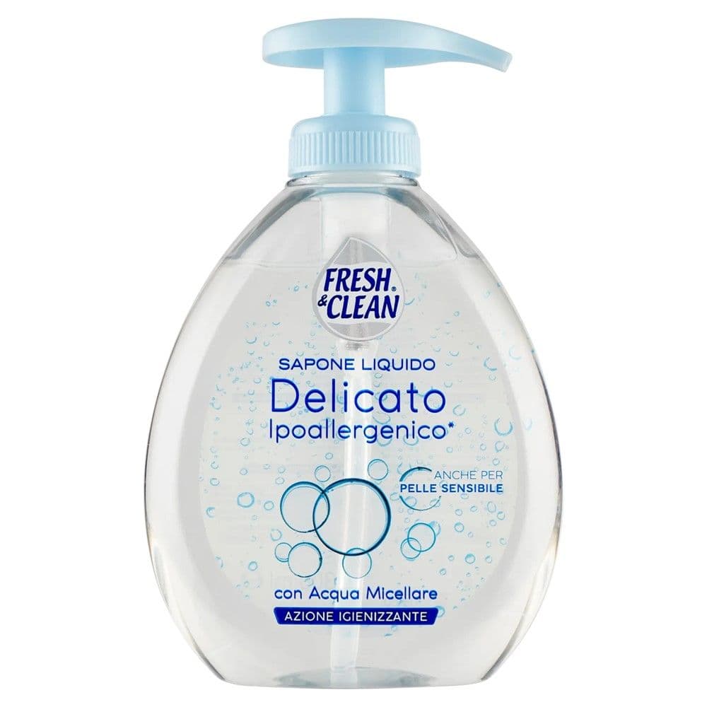 Sapun i lëngshëm, hipoalergjik, për lëkurë të ndjeshme, Fresh & Clean, 300 ml